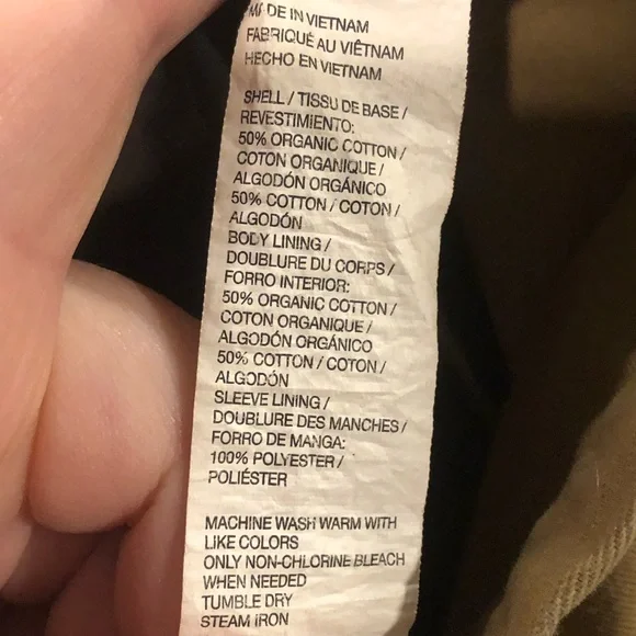 TIMBERLAND Canvas Earth Keeper Zipper and Snap Front Coat Sz 2XL - Picture 11 of 11